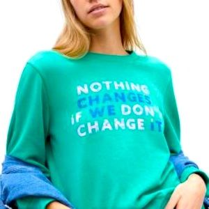 Anthro graphic Sweatshirt sz L